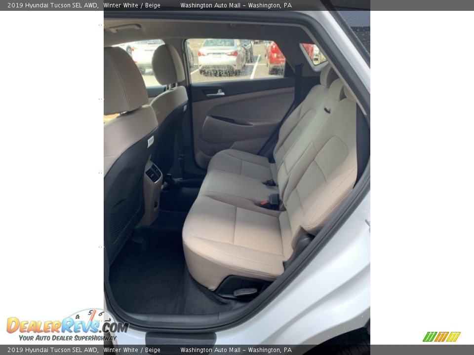 2019 Hyundai Tucson SEL AWD Winter White / Beige Photo #20