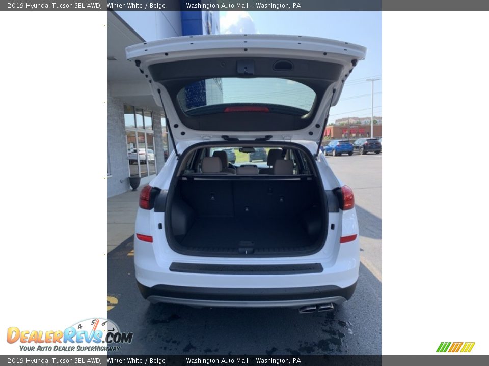 2019 Hyundai Tucson SEL AWD Winter White / Beige Photo #21