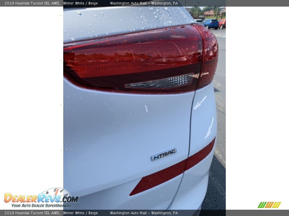2019 Hyundai Tucson SEL AWD Winter White / Beige Photo #23