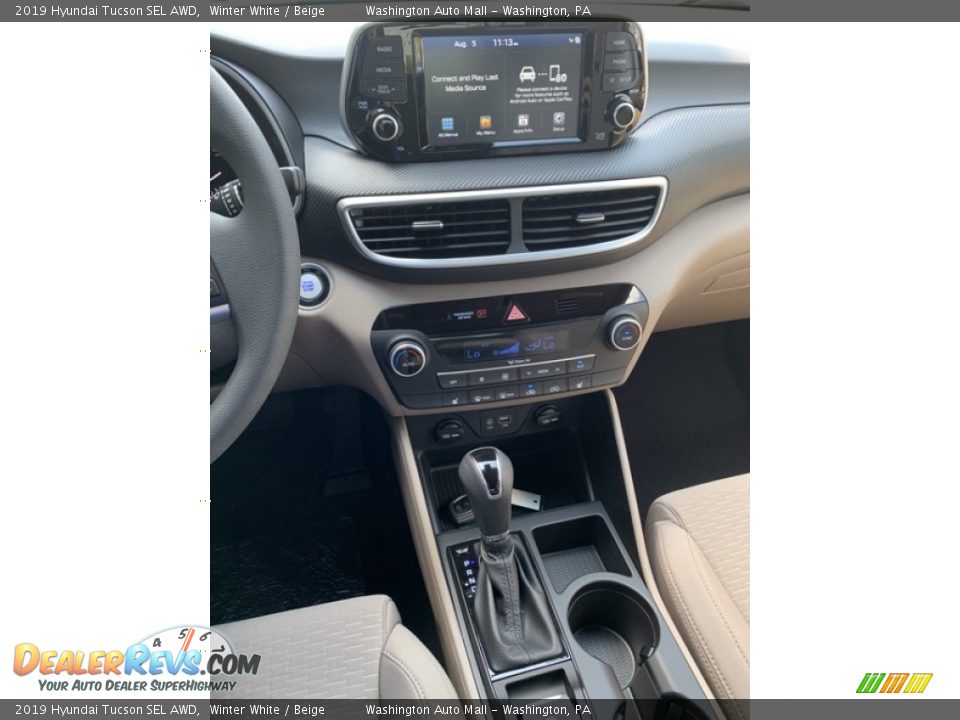2019 Hyundai Tucson SEL AWD Winter White / Beige Photo #32
