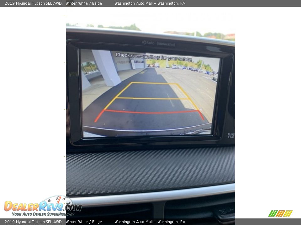 2019 Hyundai Tucson SEL AWD Winter White / Beige Photo #33