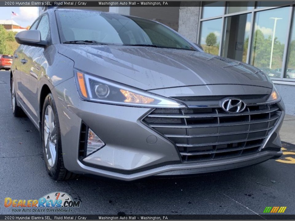 2020 Hyundai Elantra SEL Fluid Metal / Gray Photo #1