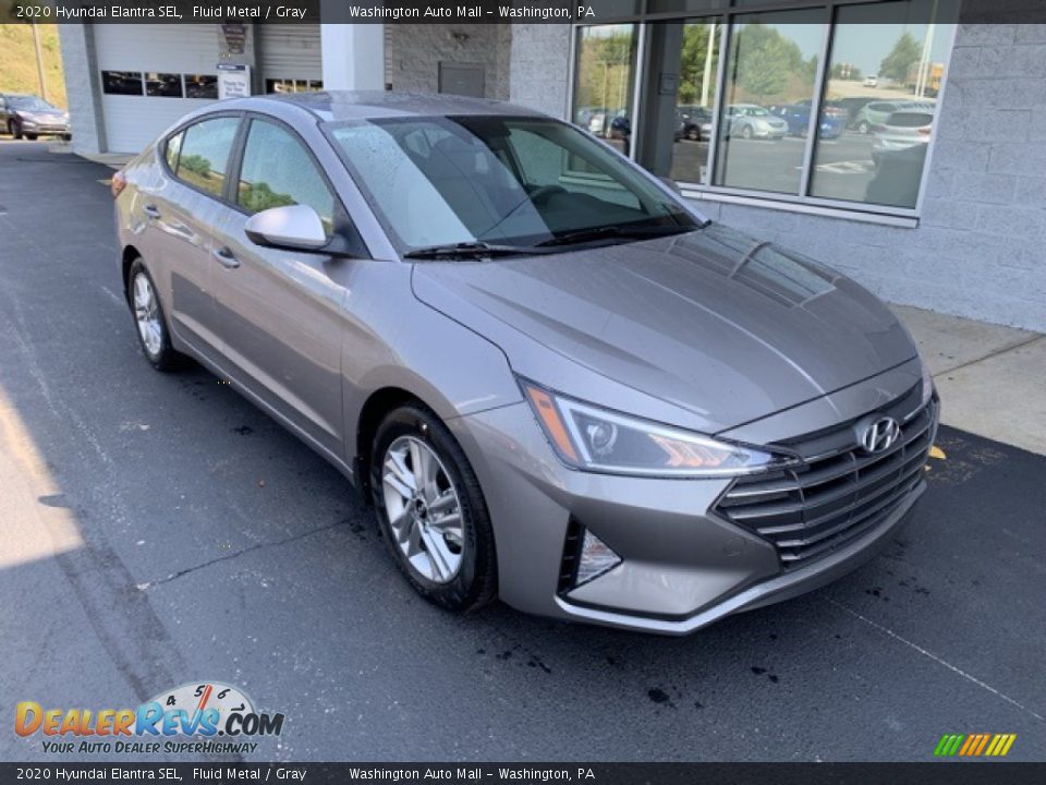 2020 Hyundai Elantra SEL Fluid Metal / Gray Photo #2