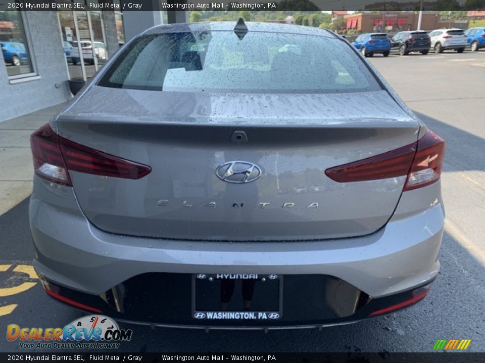 2020 Hyundai Elantra SEL Fluid Metal / Gray Photo #5