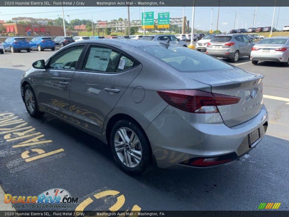 2020 Hyundai Elantra SEL Fluid Metal / Gray Photo #6