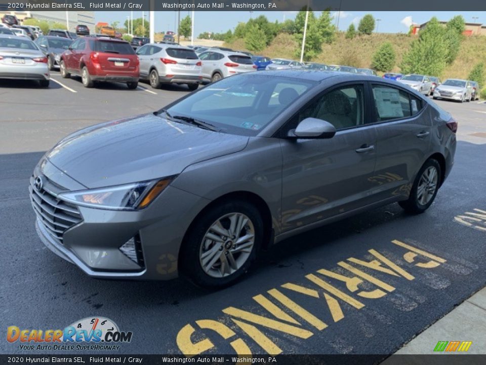 2020 Hyundai Elantra SEL Fluid Metal / Gray Photo #7