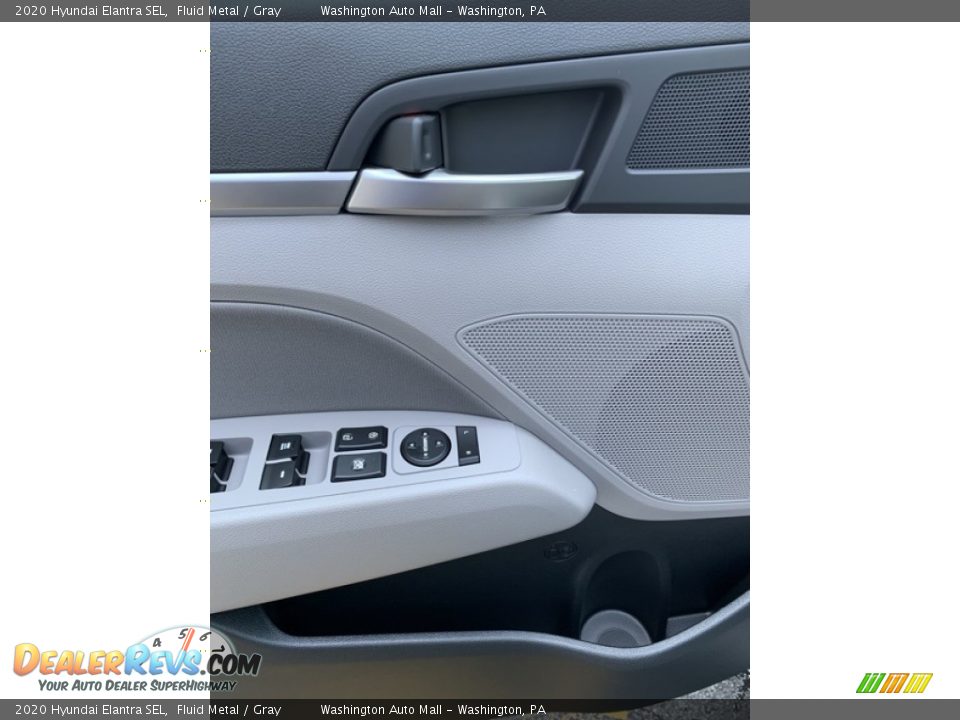 2020 Hyundai Elantra SEL Fluid Metal / Gray Photo #12