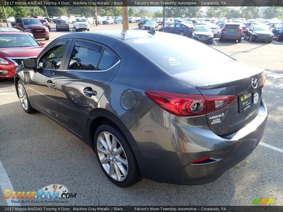 2017 Mazda MAZDA3 Touring 4 Door Machine Gray Metallic / Black Photo #2