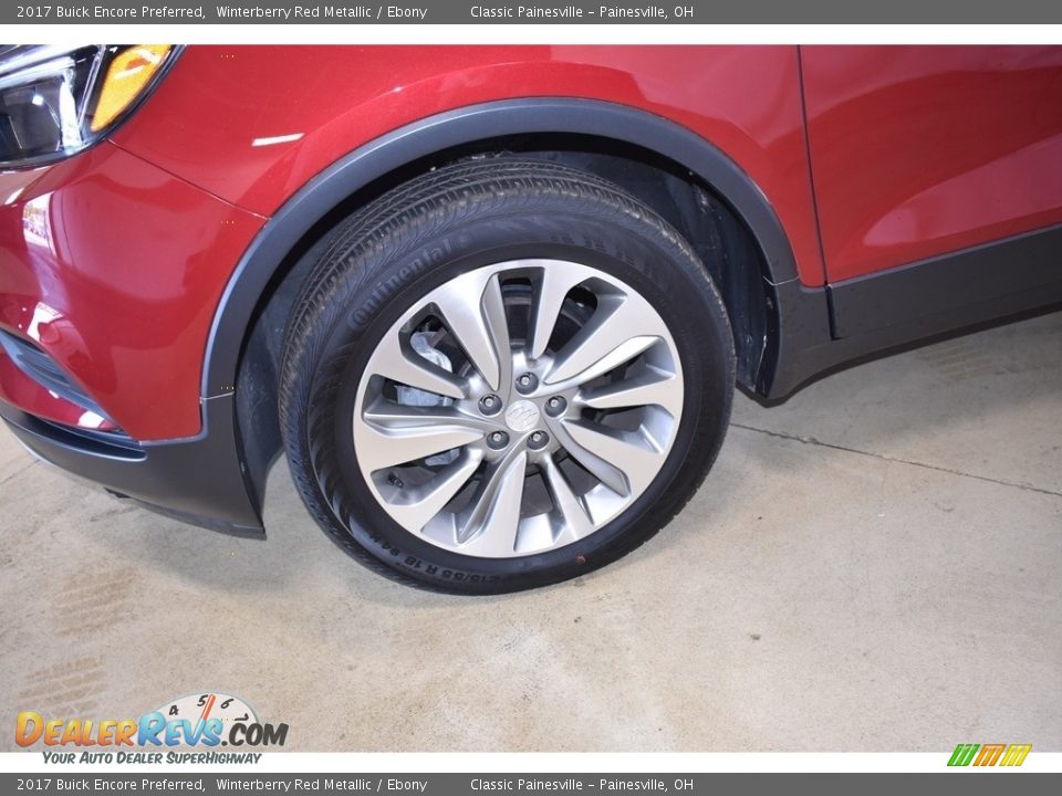 2017 Buick Encore Preferred Winterberry Red Metallic / Ebony Photo #5