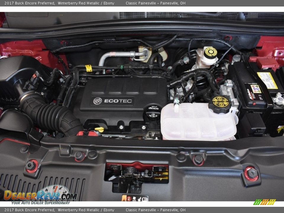 2017 Buick Encore Preferred Winterberry Red Metallic / Ebony Photo #6