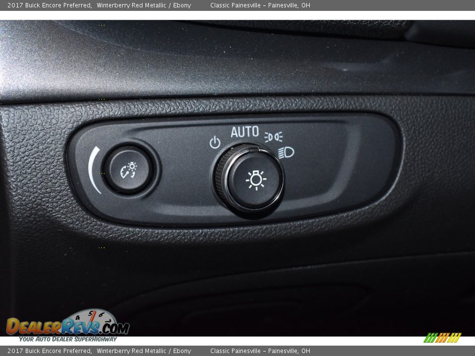 2017 Buick Encore Preferred Winterberry Red Metallic / Ebony Photo #11