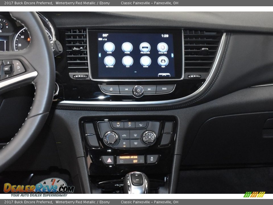 2017 Buick Encore Preferred Winterberry Red Metallic / Ebony Photo #13