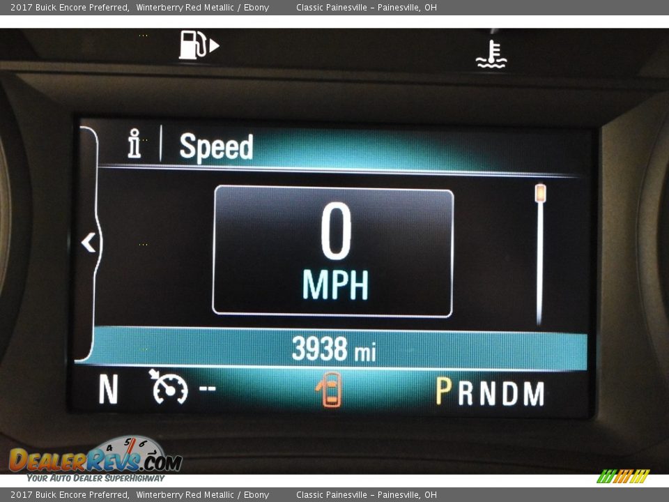 2017 Buick Encore Preferred Winterberry Red Metallic / Ebony Photo #15