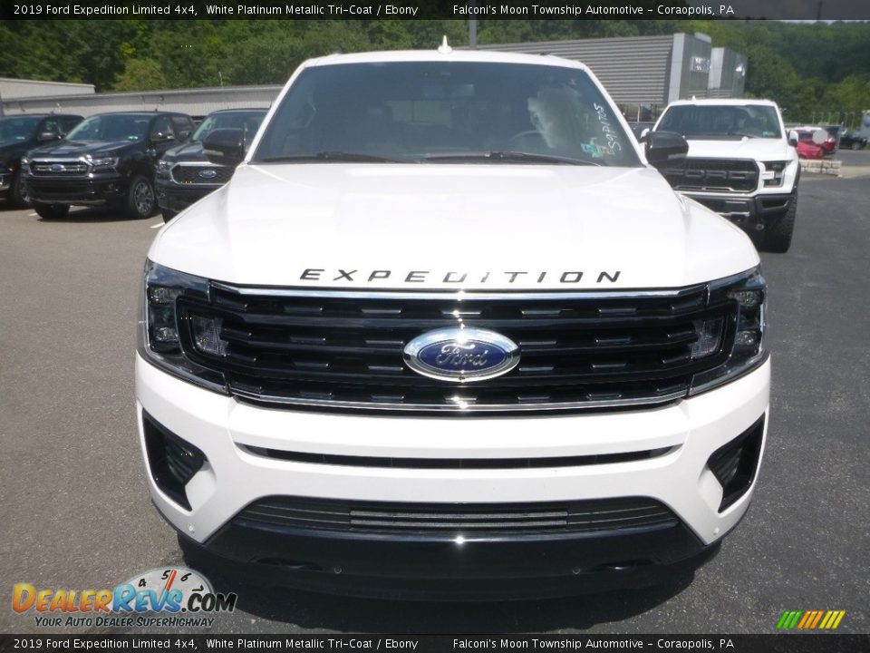 2019 Ford Expedition Limited 4x4 White Platinum Metallic Tri-Coat / Ebony Photo #4