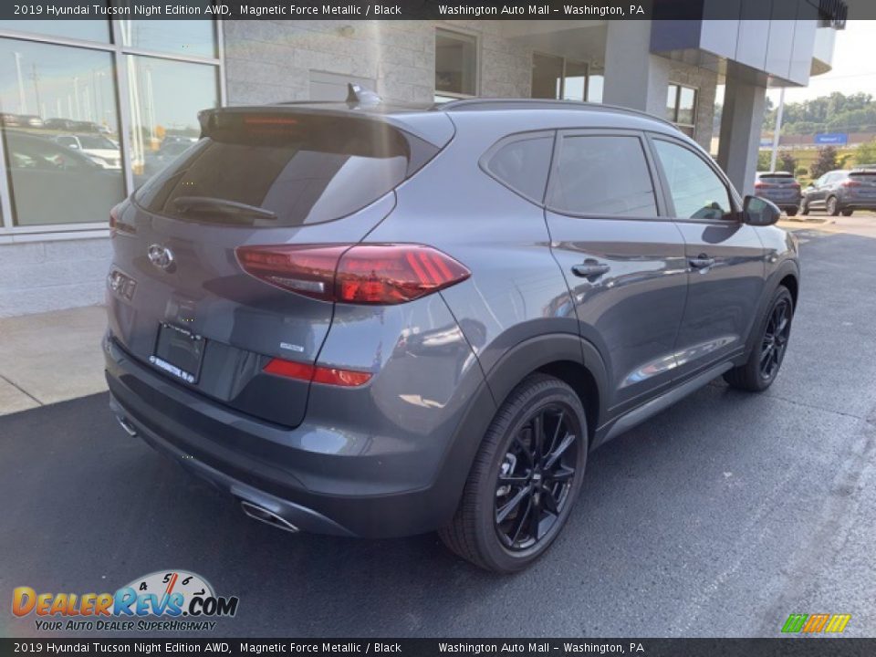 2019 Hyundai Tucson Night Edition AWD Magnetic Force Metallic / Black Photo #4