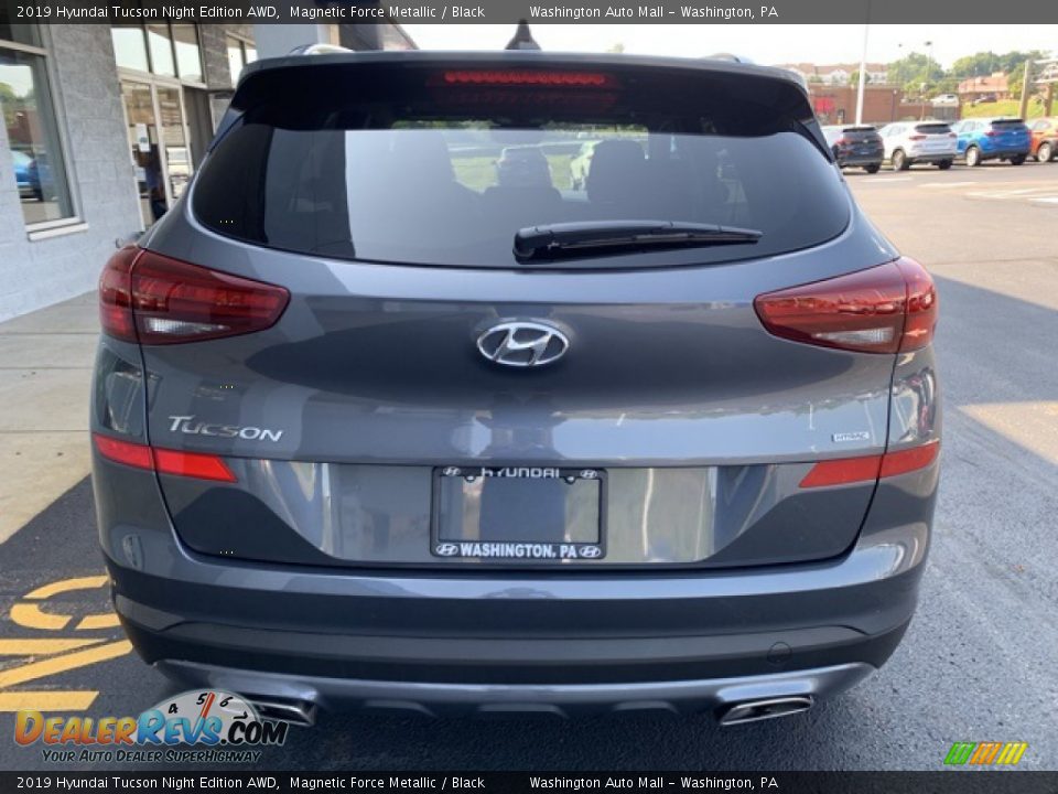 2019 Hyundai Tucson Night Edition AWD Magnetic Force Metallic / Black Photo #5