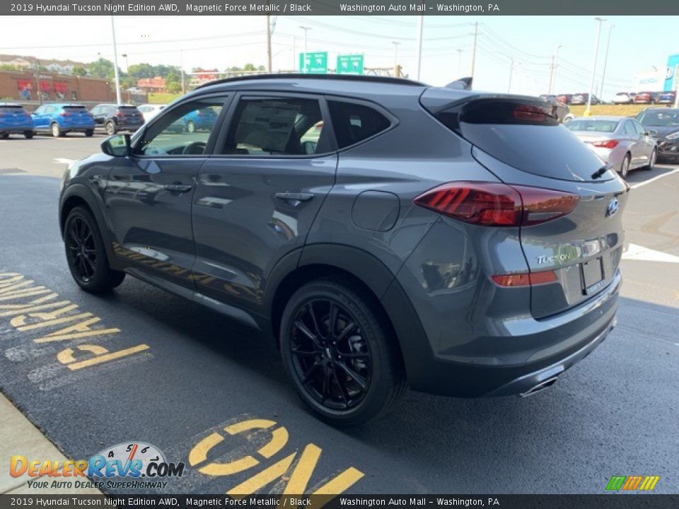 2019 Hyundai Tucson Night Edition AWD Magnetic Force Metallic / Black Photo #6