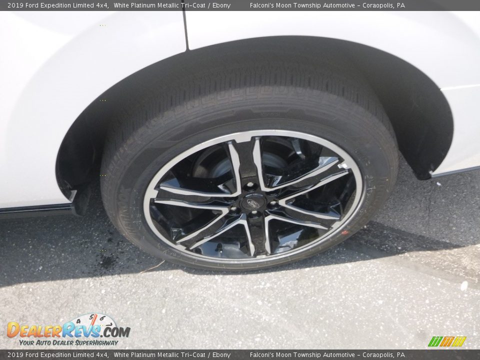 2019 Ford Expedition Limited 4x4 White Platinum Metallic Tri-Coat / Ebony Photo #7