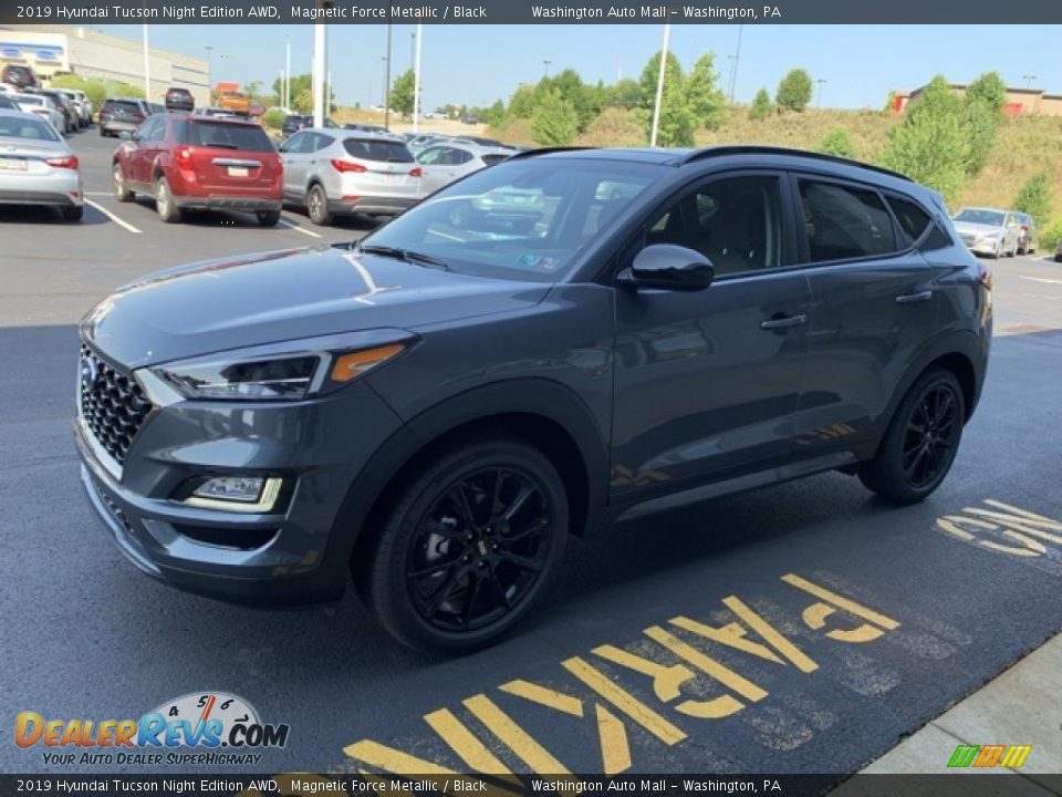 2019 Hyundai Tucson Night Edition AWD Magnetic Force Metallic / Black Photo #7