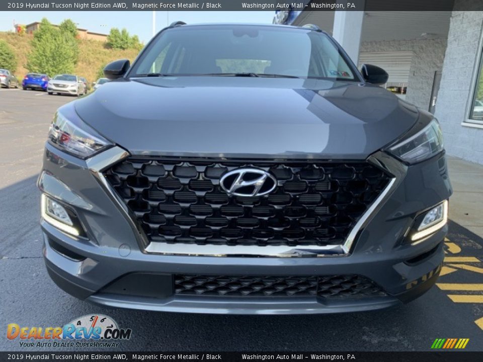 2019 Hyundai Tucson Night Edition AWD Magnetic Force Metallic / Black Photo #8