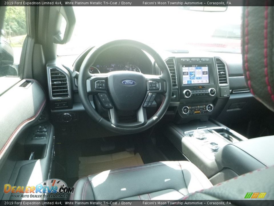 2019 Ford Expedition Limited 4x4 White Platinum Metallic Tri-Coat / Ebony Photo #9