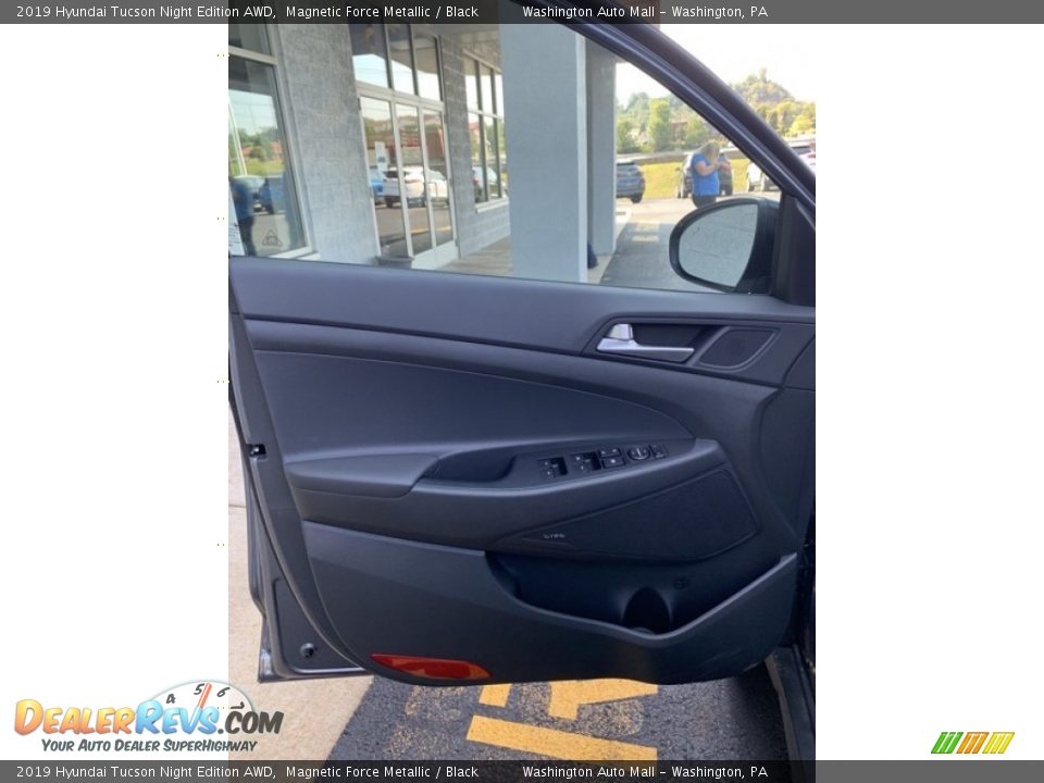 2019 Hyundai Tucson Night Edition AWD Magnetic Force Metallic / Black Photo #11