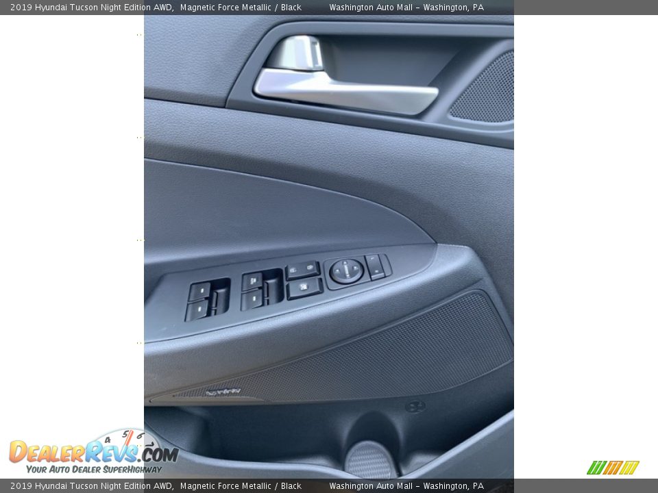 2019 Hyundai Tucson Night Edition AWD Magnetic Force Metallic / Black Photo #12