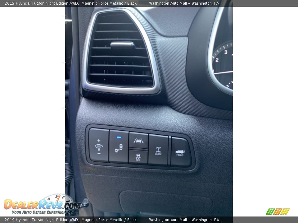 2019 Hyundai Tucson Night Edition AWD Magnetic Force Metallic / Black Photo #13