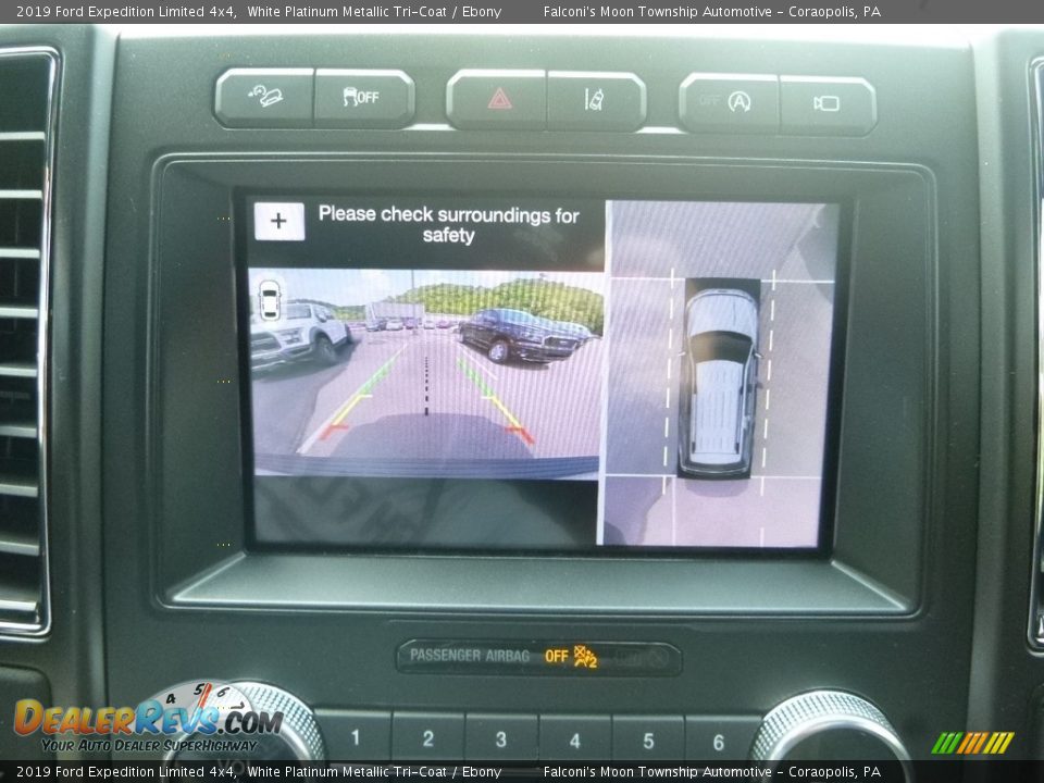 2019 Ford Expedition Limited 4x4 White Platinum Metallic Tri-Coat / Ebony Photo #15