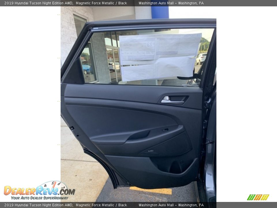 2019 Hyundai Tucson Night Edition AWD Magnetic Force Metallic / Black Photo #17