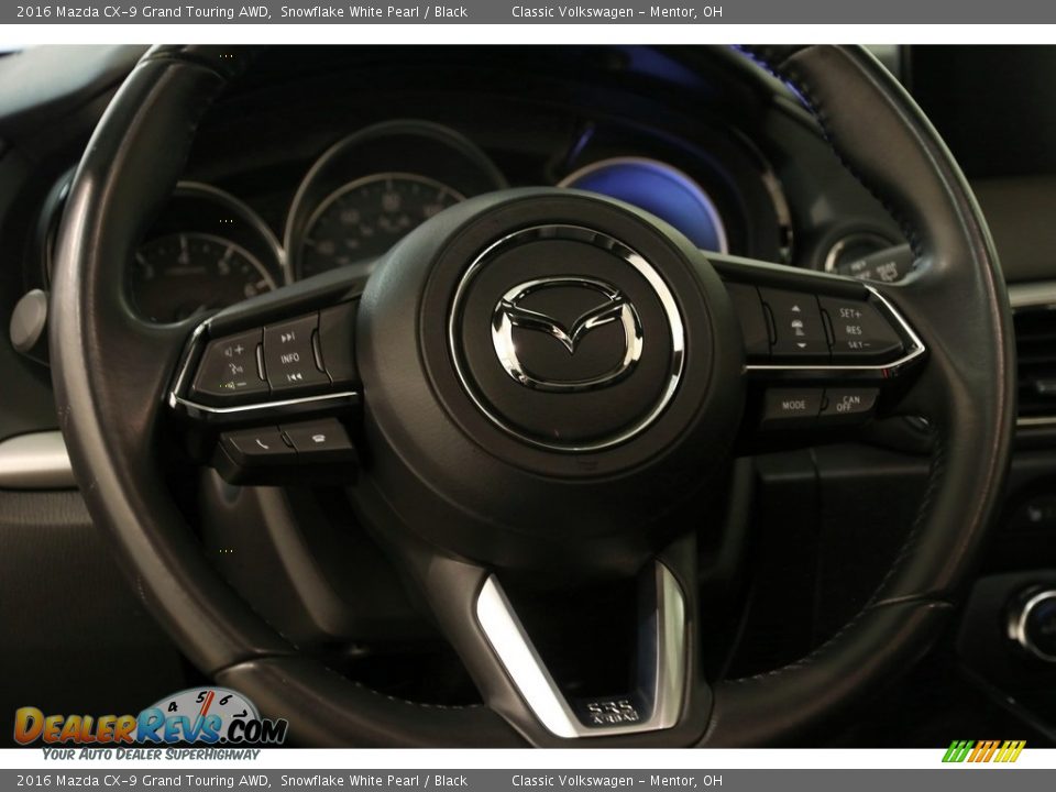 2016 Mazda CX-9 Grand Touring AWD Snowflake White Pearl / Black Photo #7