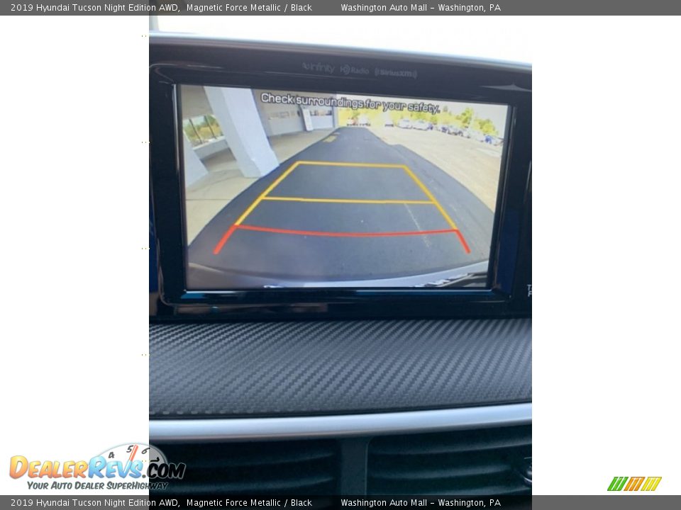 2019 Hyundai Tucson Night Edition AWD Magnetic Force Metallic / Black Photo #34
