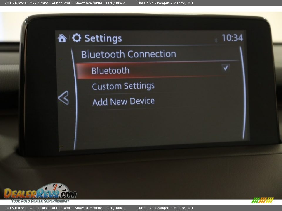 2016 Mazda CX-9 Grand Touring AWD Snowflake White Pearl / Black Photo #14