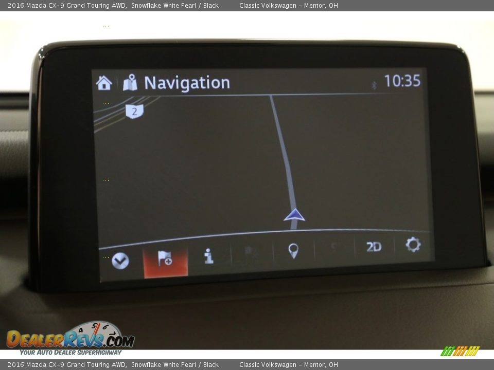 2016 Mazda CX-9 Grand Touring AWD Snowflake White Pearl / Black Photo #15