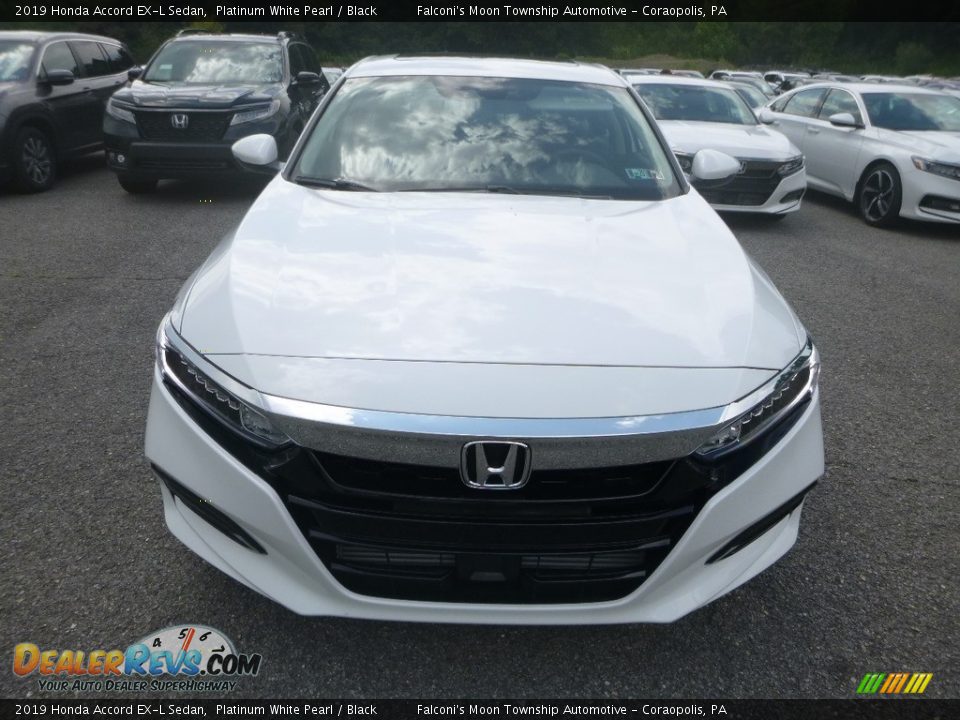 2019 Honda Accord EX-L Sedan Platinum White Pearl / Black Photo #6