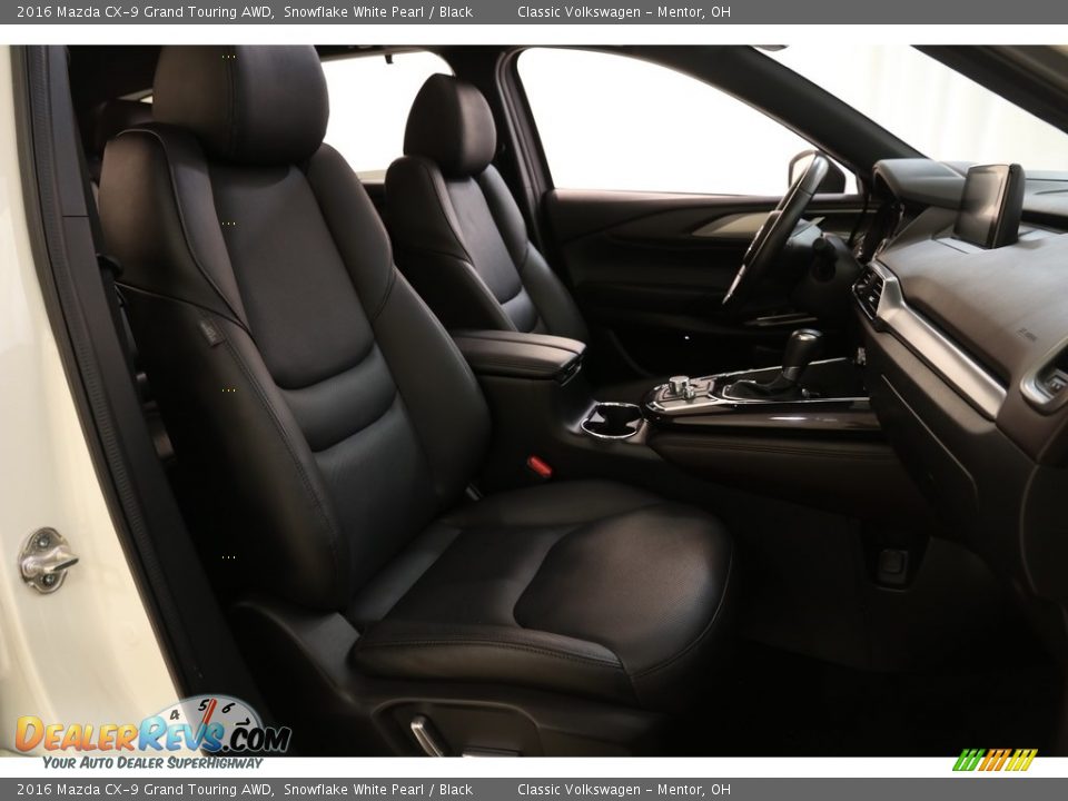 2016 Mazda CX-9 Grand Touring AWD Snowflake White Pearl / Black Photo #24