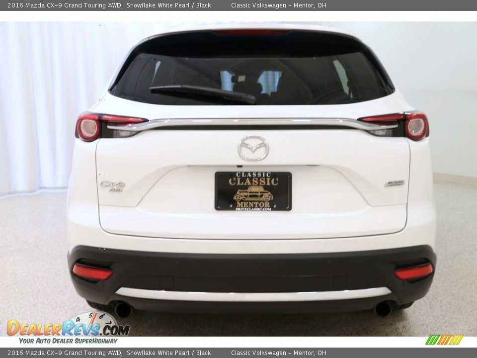 2016 Mazda CX-9 Grand Touring AWD Snowflake White Pearl / Black Photo #31