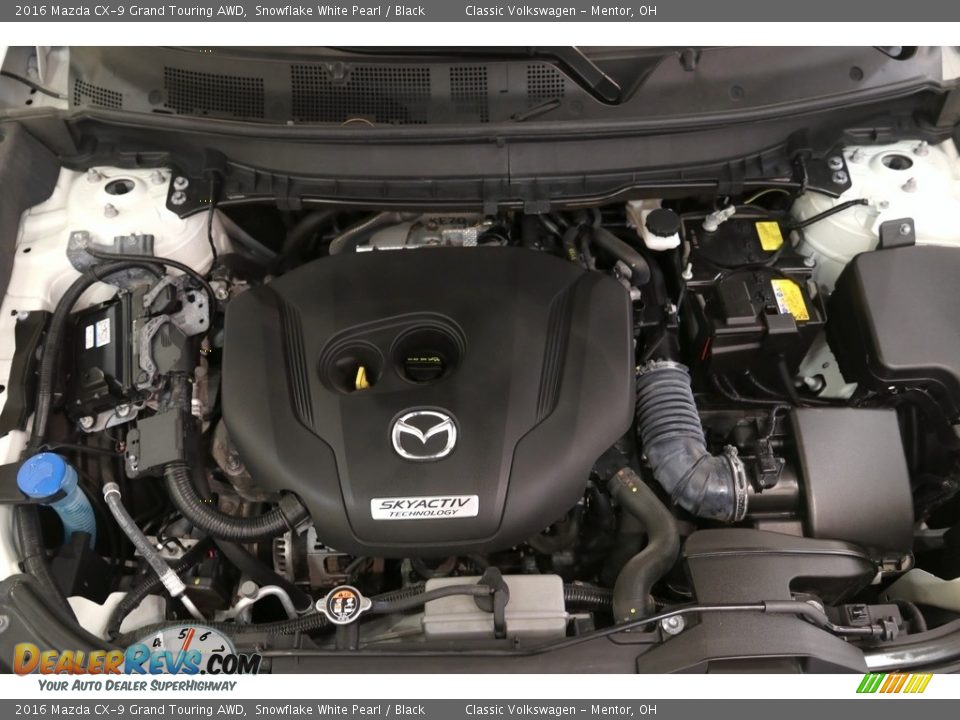 2016 Mazda CX-9 Grand Touring AWD Snowflake White Pearl / Black Photo #32