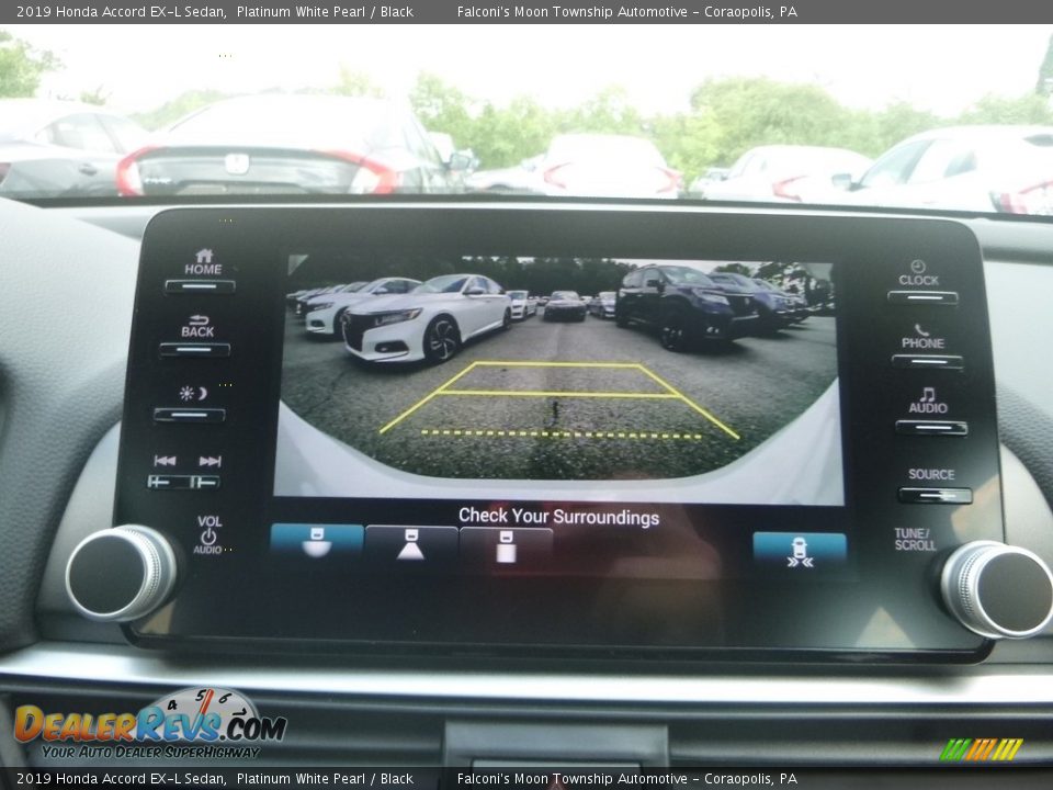 2019 Honda Accord EX-L Sedan Platinum White Pearl / Black Photo #15