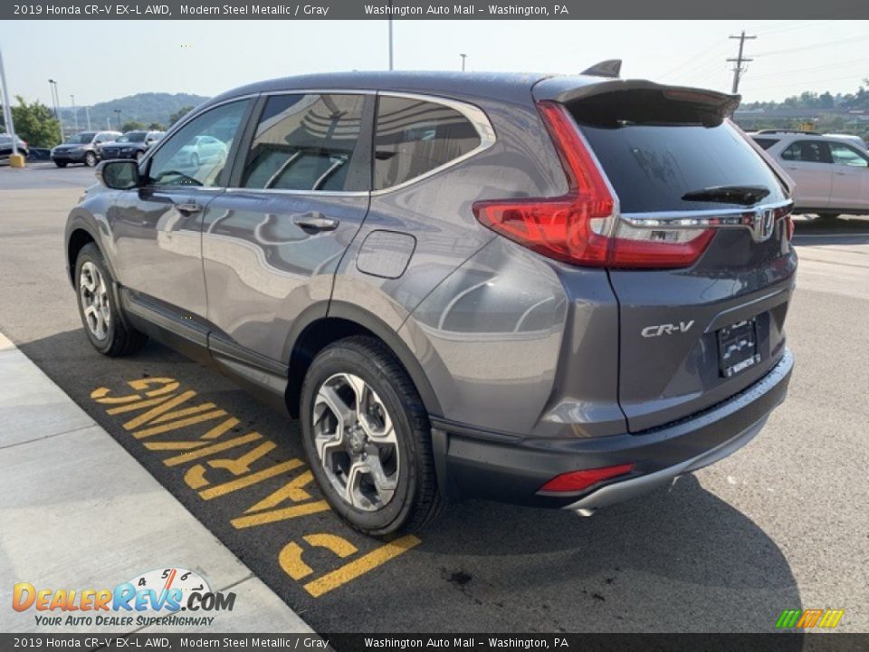 2019 Honda CR-V EX-L AWD Modern Steel Metallic / Gray Photo #5