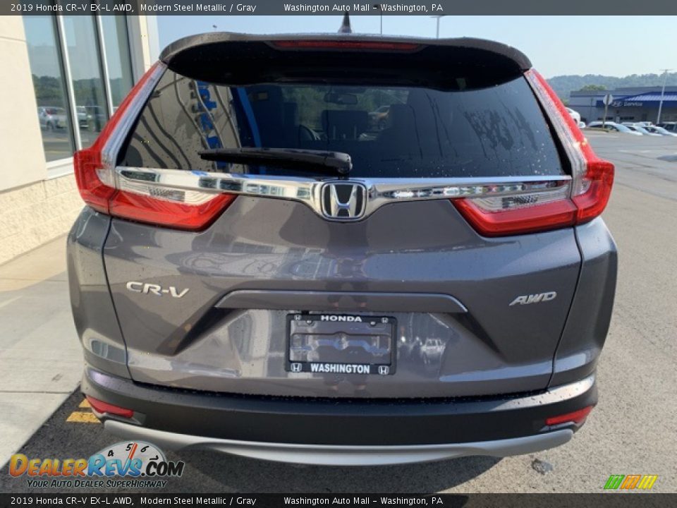 2019 Honda CR-V EX-L AWD Modern Steel Metallic / Gray Photo #6