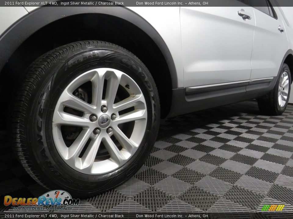 2011 Ford Explorer XLT 4WD Ingot Silver Metallic / Charcoal Black Photo #8