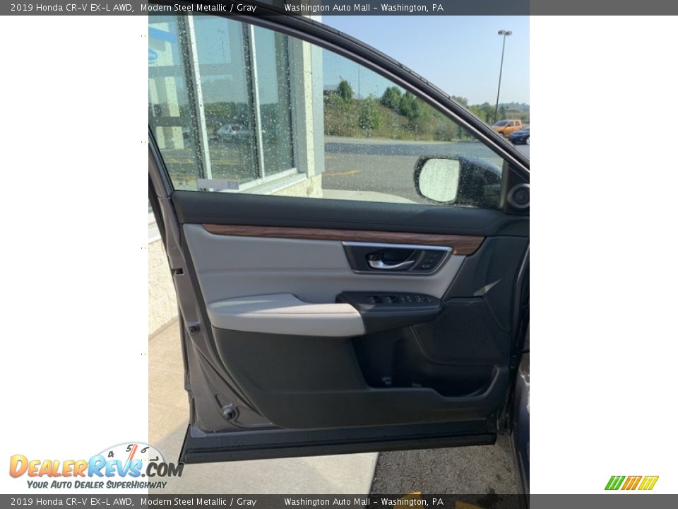 2019 Honda CR-V EX-L AWD Modern Steel Metallic / Gray Photo #10