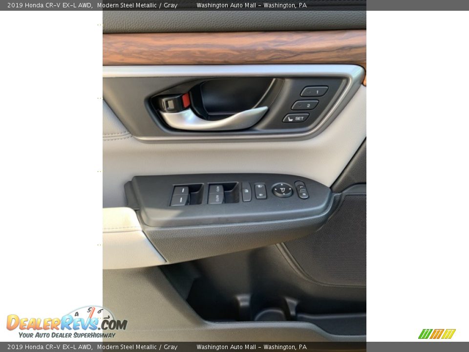 2019 Honda CR-V EX-L AWD Modern Steel Metallic / Gray Photo #11