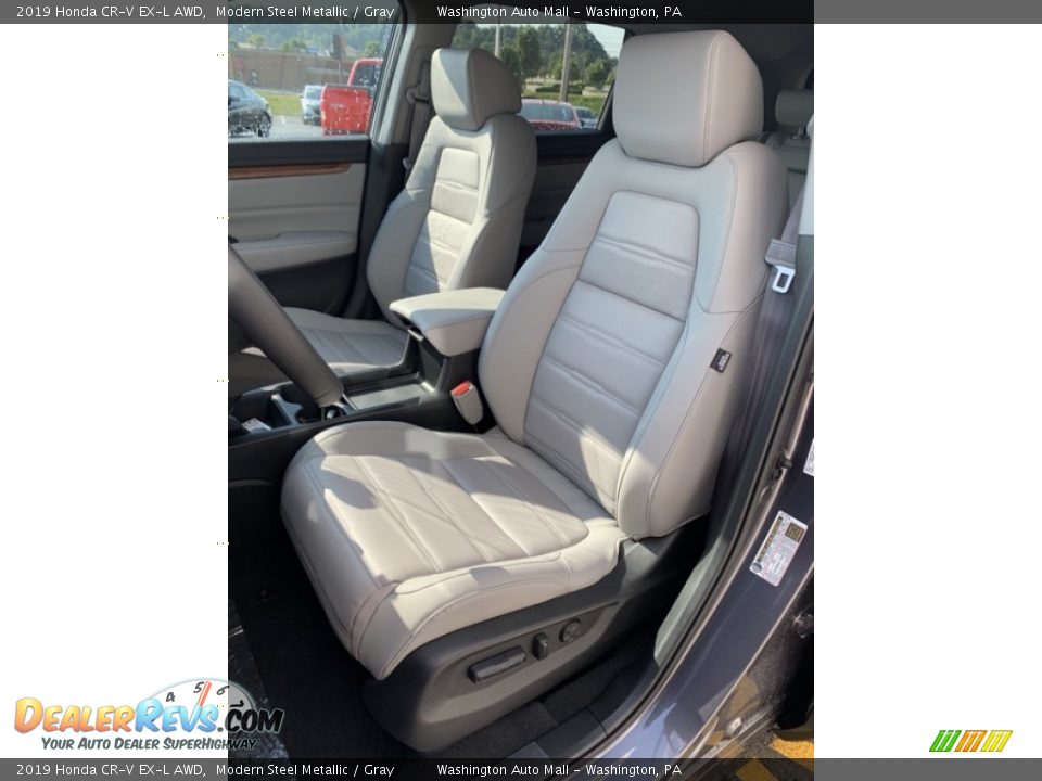 2019 Honda CR-V EX-L AWD Modern Steel Metallic / Gray Photo #14