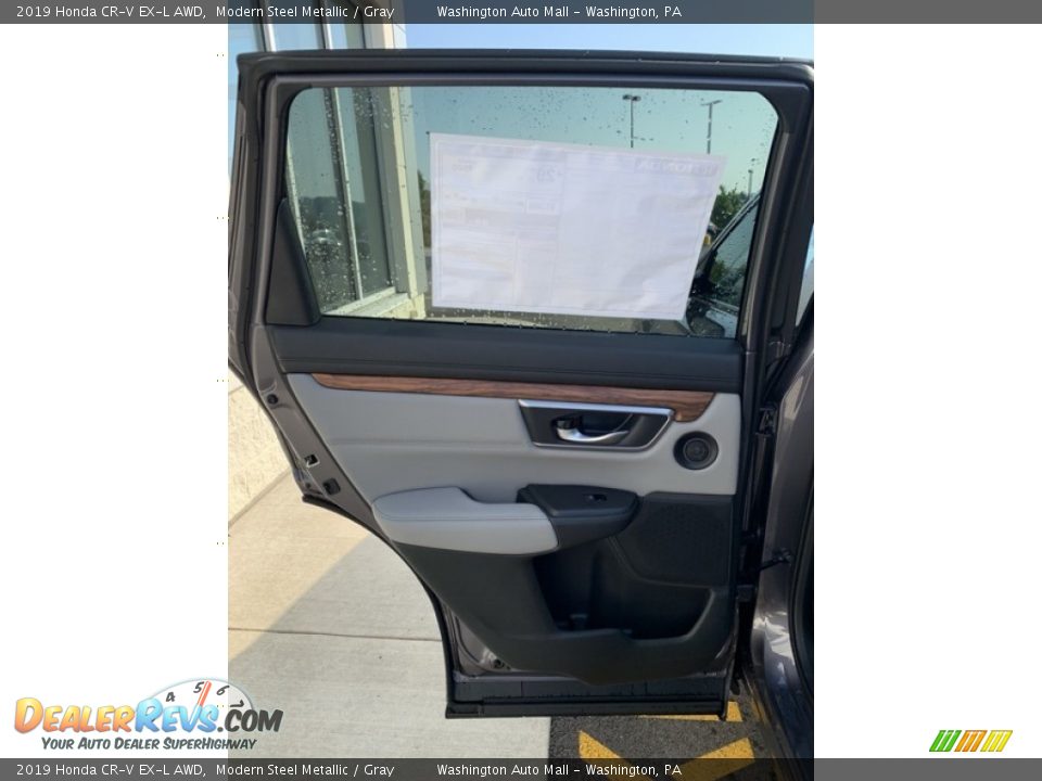 2019 Honda CR-V EX-L AWD Modern Steel Metallic / Gray Photo #16
