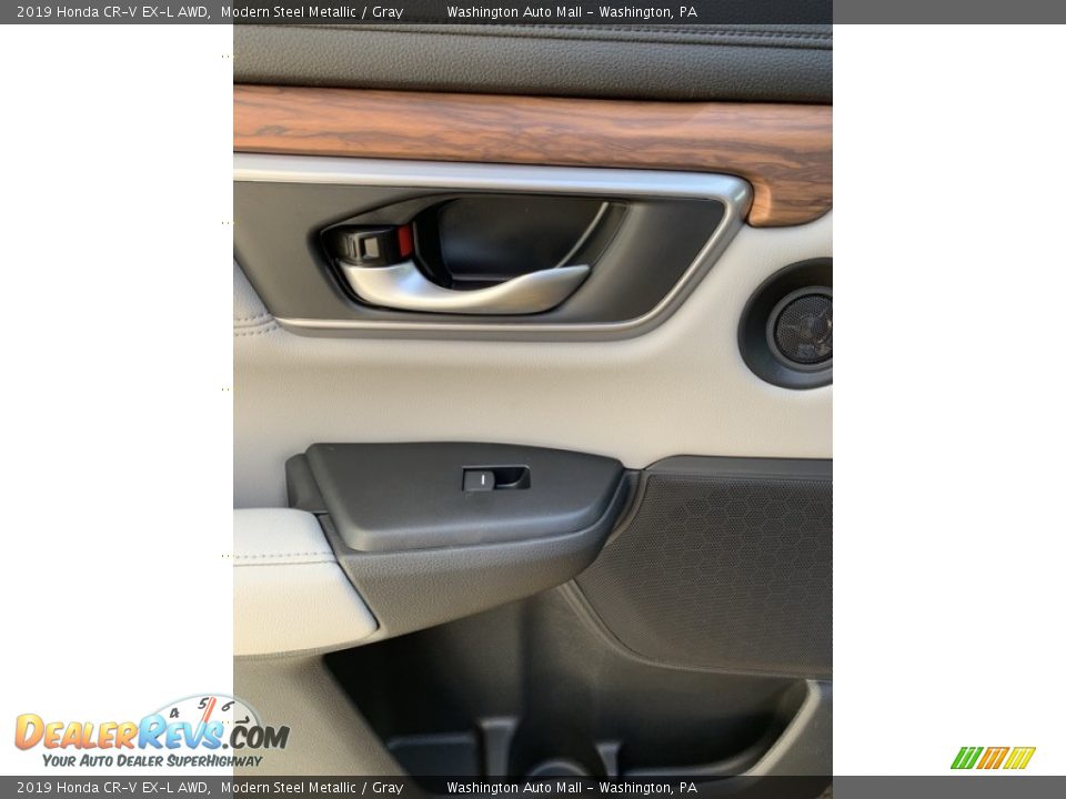 2019 Honda CR-V EX-L AWD Modern Steel Metallic / Gray Photo #17