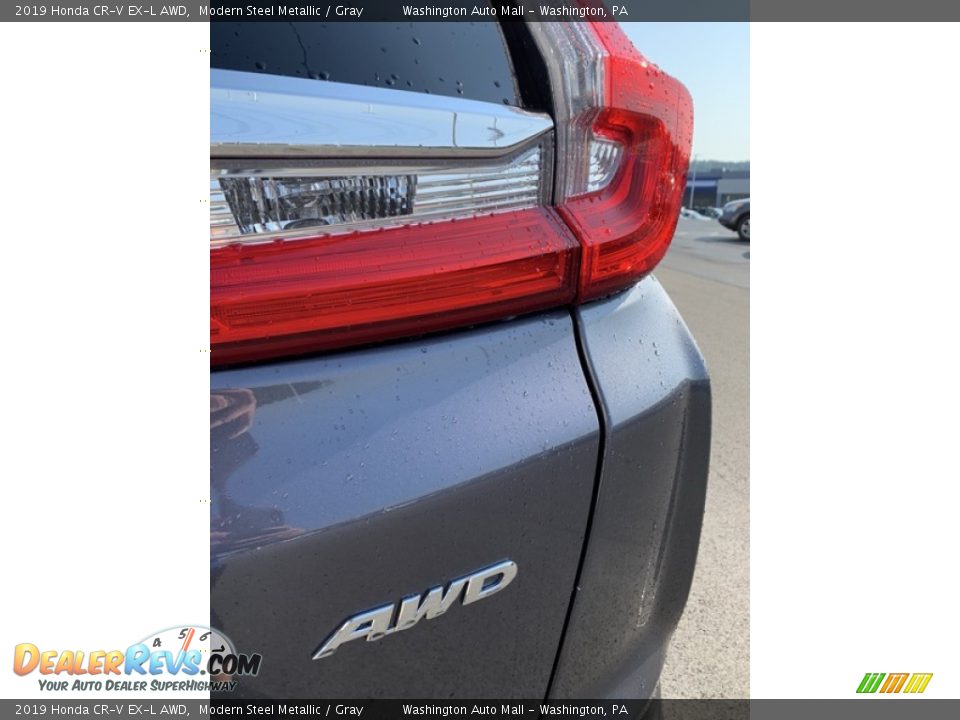 2019 Honda CR-V EX-L AWD Modern Steel Metallic / Gray Photo #23