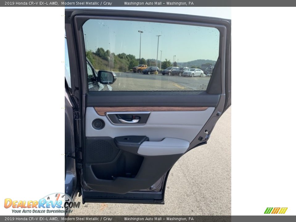 2019 Honda CR-V EX-L AWD Modern Steel Metallic / Gray Photo #24