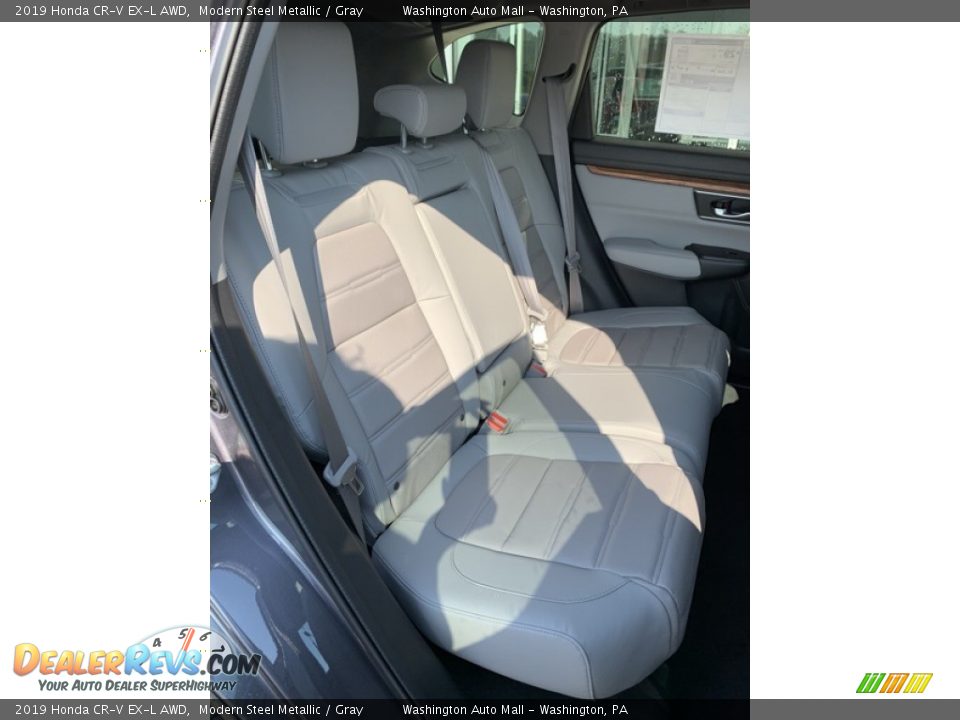 2019 Honda CR-V EX-L AWD Modern Steel Metallic / Gray Photo #25